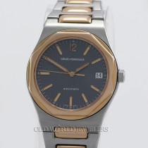 Girard Perregaux Vintage Laureato Ref 8010 Steel 18KRG Grey Pyramid